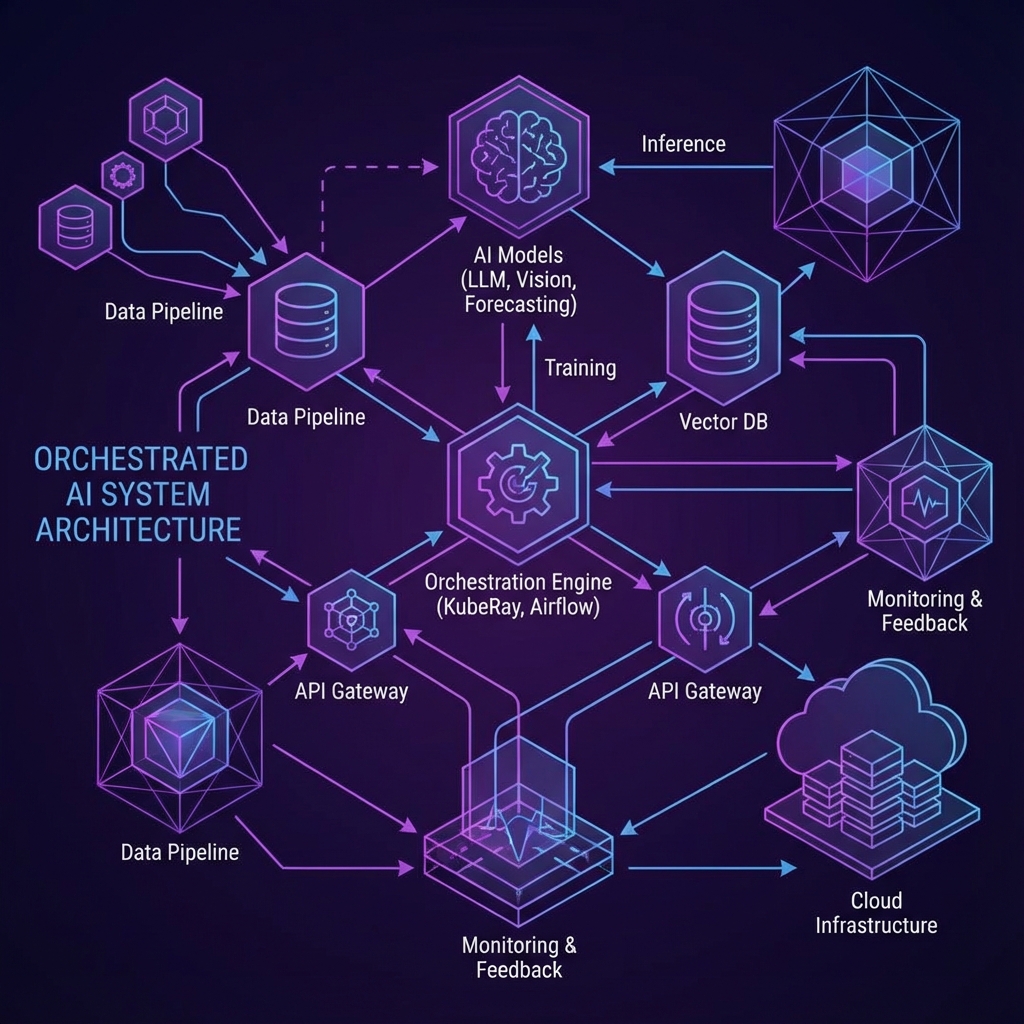 Orchestrated AI Systems Architecture